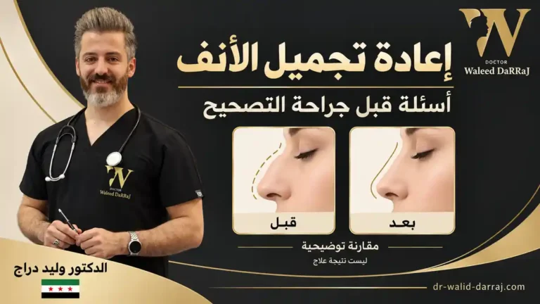 إعادة تجميل الأنف: أسئلة مهمة قبل جراحة التصحيح