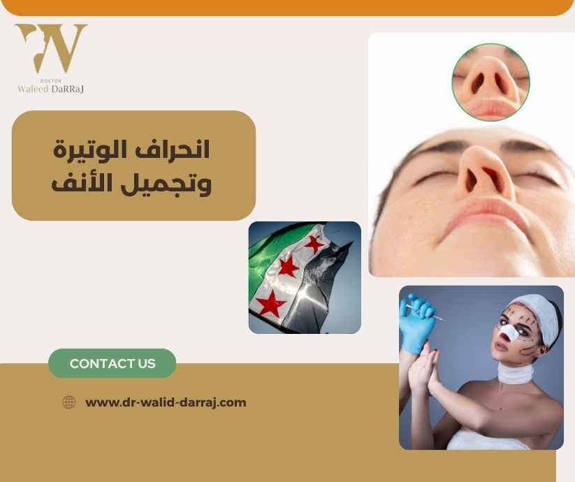 انحراف الوتيرة وتجميل الأنف