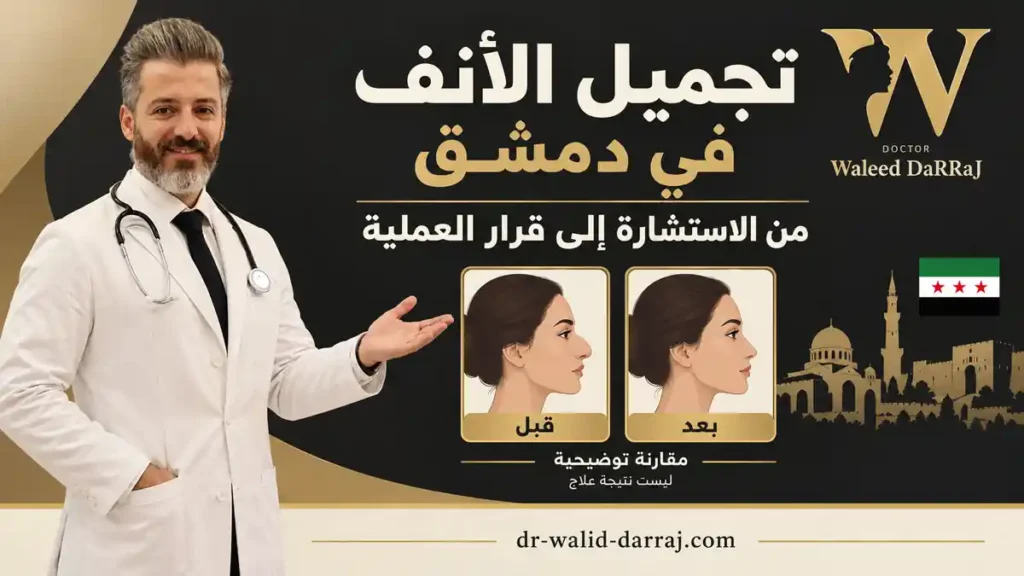 تجميل الأنف في دمشق: من الاستشارة إلى قرار العملية