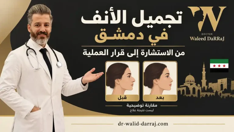تجميل الأنف في دمشق: من الاستشارة إلى قرار العملية